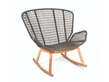 WING LIGHT - Rocking rope garden armchair by Fischer Möbel - view 2